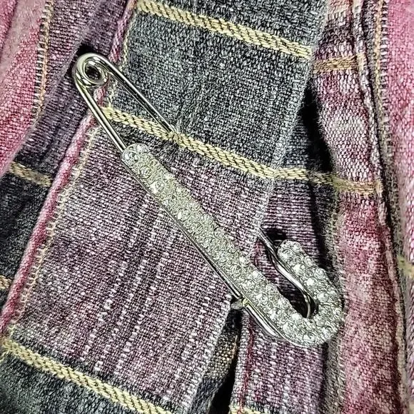 Akira Cool Again Grunge Y2K Flannel Blouse Womens Size Medium - Picture 10 of 11